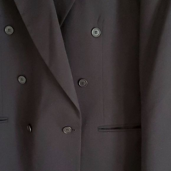 EUC Stefano Ricci Mens Wool Blazer Dress Suit Jacket Coat Lined Size IT 56 Black - Picture 5 of 10